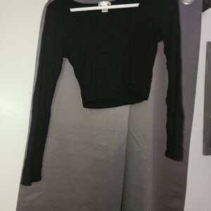 Bozzolo Black Long Sleeve Women's Tee